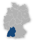 Übersichtskarte Baden-Württemberg