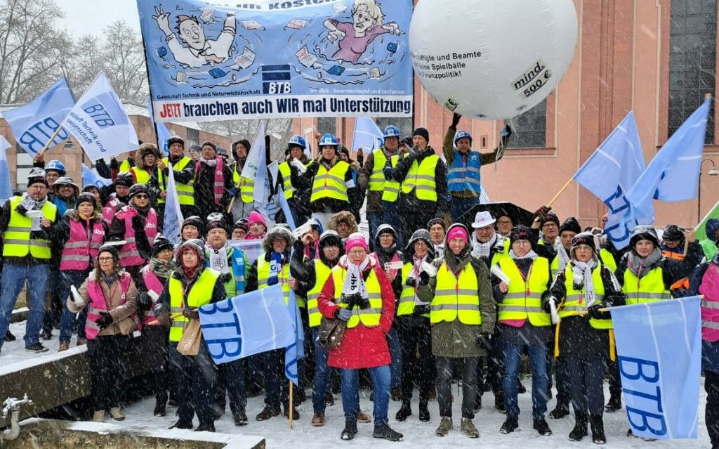 Warnstreik in Rheinland-Pfalz