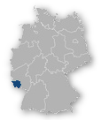 Übersichtskarte Saarland