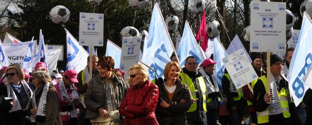 Demonstration in Düsseldorf 2015